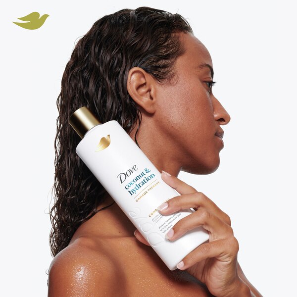 Dove Coconut & Hydration Damage Therapy Conditioner, 12 OZ