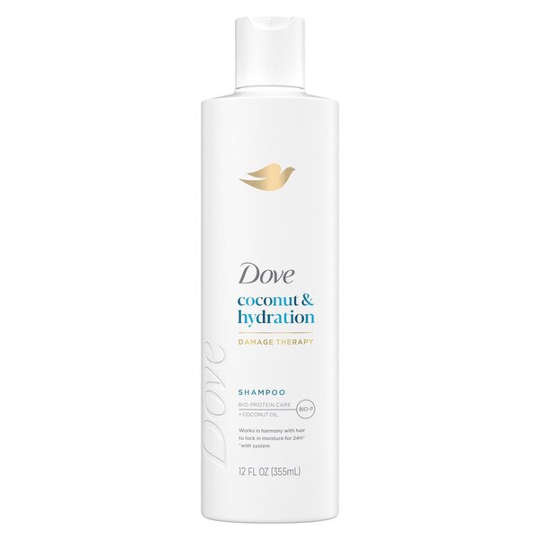 Dove Coconut & Hydration Damage Therapy Shampoo, 12 OZ