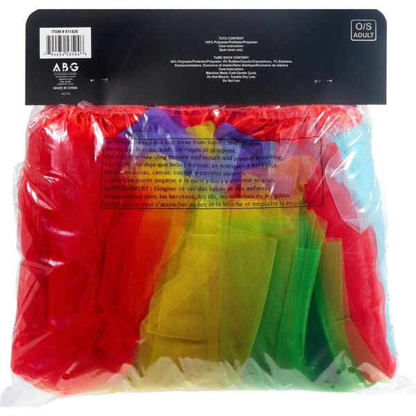 ABG Love is Love Adult Tutu & Tube Socks Set, One Size