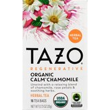 Tazo Herbal Caffeine-Free Calm Chamomile Tea Bags For a Calming Beverage, 20 ct, thumbnail image