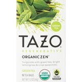 Tazo Zen Moderate Caffeine Level Green Tea Bags For an Calming Beverage, 20 ct, thumbnail image