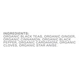 Tazo Organic Chai Moderately Caffeinated Morning Drink Black Tea Bags For a Warm Spiced Chai, 20 ct, thumbnail image