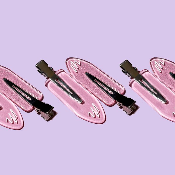 Mermade No - Crease Clips, Pink
