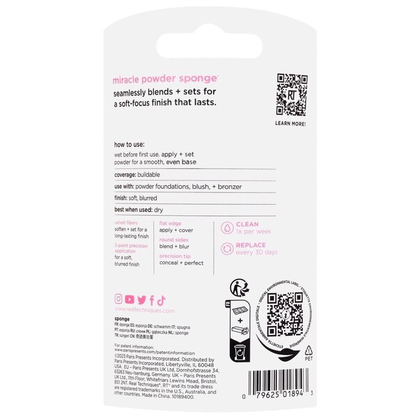 Real Techniques Miracle Powder Sponge