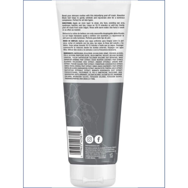 Exotic Blends Hawaiian Black Salt Peel Off Mask