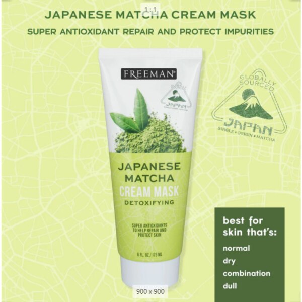 Exotic Blends Detoxifying Japanese Matcha Cream Mask