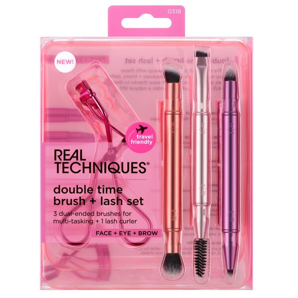 Real Techniques Double Time Brush + Lash Set