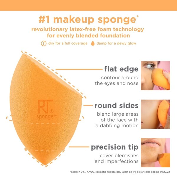 Real Techniques Miracle Sponges, 4CT