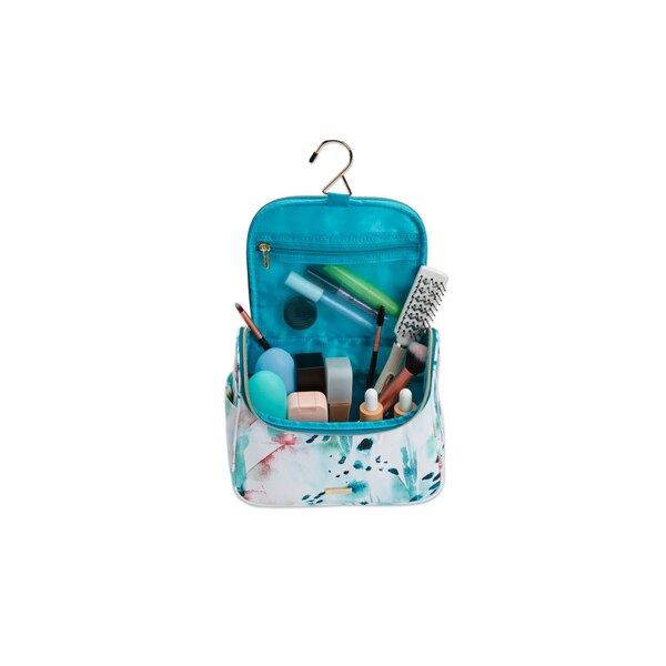 Scunci Hanging Toiletry Bag, Watercolor Floral