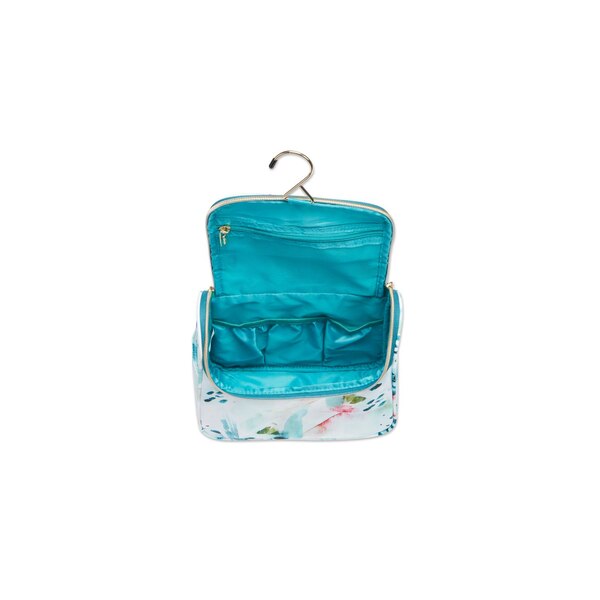 Scunci Hanging Toiletry Bag, Watercolor Floral