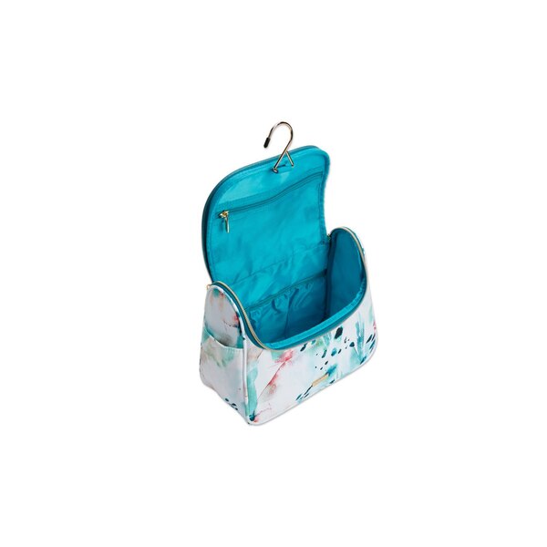 Scunci Hanging Toiletry Bag, Watercolor Floral