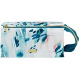 Scunci Fold-Flat Toiletry Bag, Watercolor Floral, thumbnail image