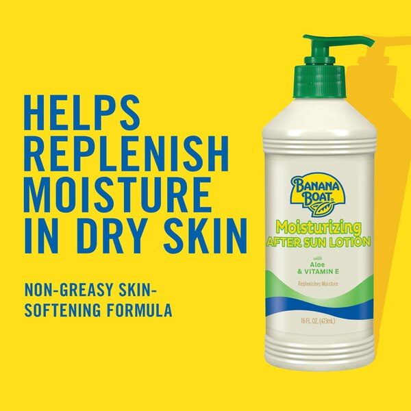 Banana Boat Moisturizing Aloe After Sun Lotion, 16 OZ