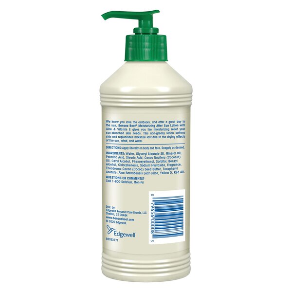 Banana Boat Moisturizing Aloe After Sun Lotion, 16 OZ