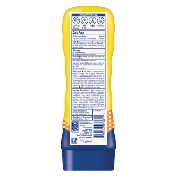 Banana Boat Kids Sport Sunscreen Lotion, SPF 50+, 6 OZ