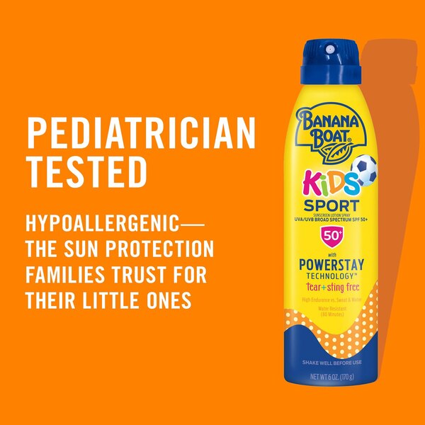Banana Boat Kids Sport SPF 50 Sunscreen Spray, 6 OZ