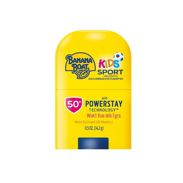 Banana Boat Kids Sport Sunscreen Stick, SPF 50+, 0.5 OZ