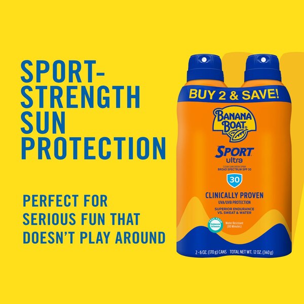 Banana Boat Ultra Sport Clear Sunscreen Spray