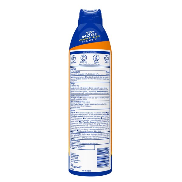Banana Boat Ultra Sport Performance Clear Spray Family Size Sunscreen Broad Spectrum SPF 30, 9.5 OZ