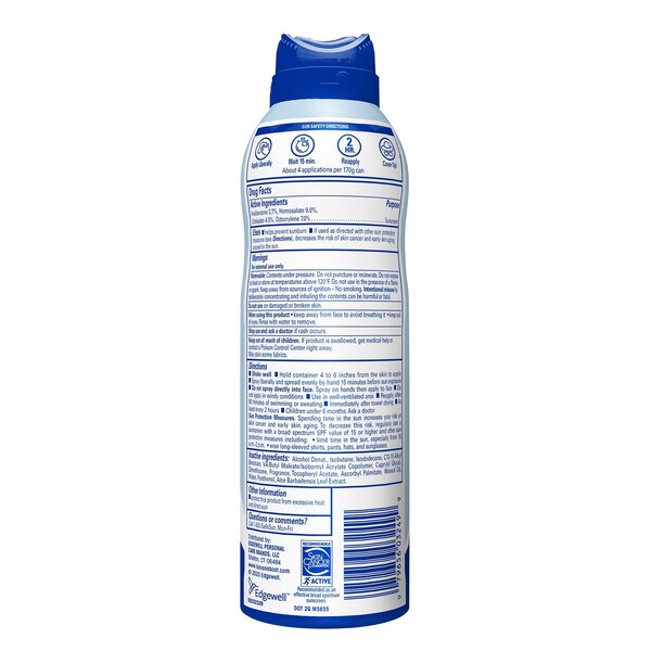 Banana Boat Light as Air SPF 50 Sunscreen Spray, 6 OZ