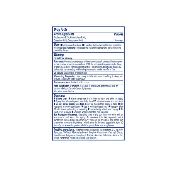 Banana Boat Light as Air SPF 50 Sunscreen Spray, 6 OZ