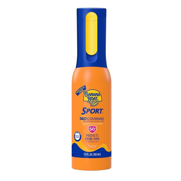 Banana Boat Sport 360 Coverage Sunscreen Mist, SPF 50+