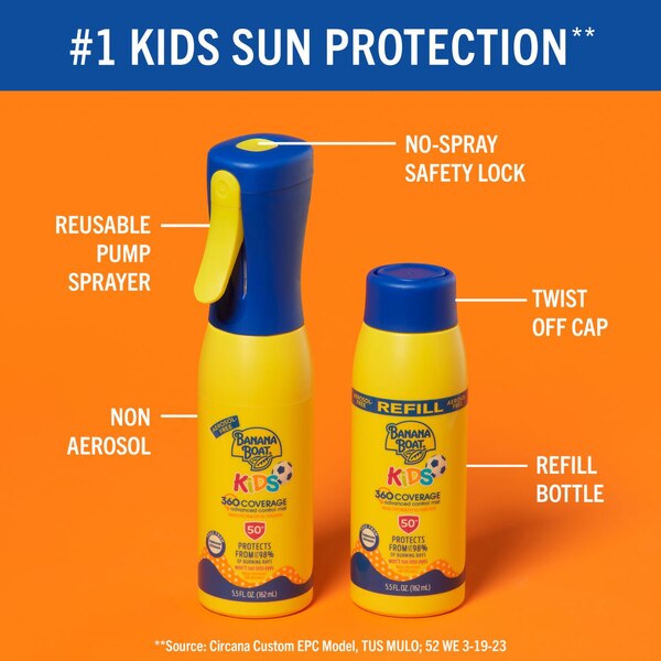 Banana Boat Kids 360 Coverage Sunscreen Mist Starter Pack