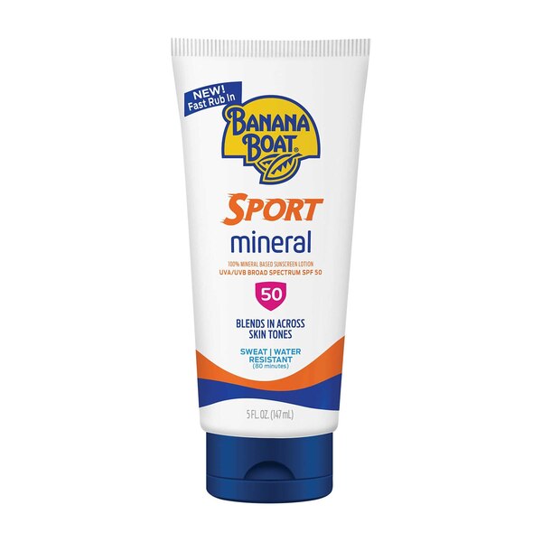 Banana Boat Sport Mineral Lotion, SPF 50, 5 OZ