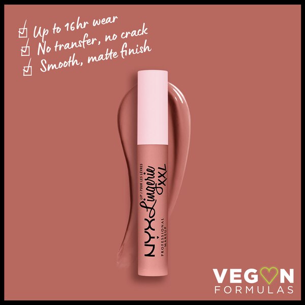 NYX Professional Makeup Lip Lingerie XXL Long-Lasting Matte Liquid Lipstick