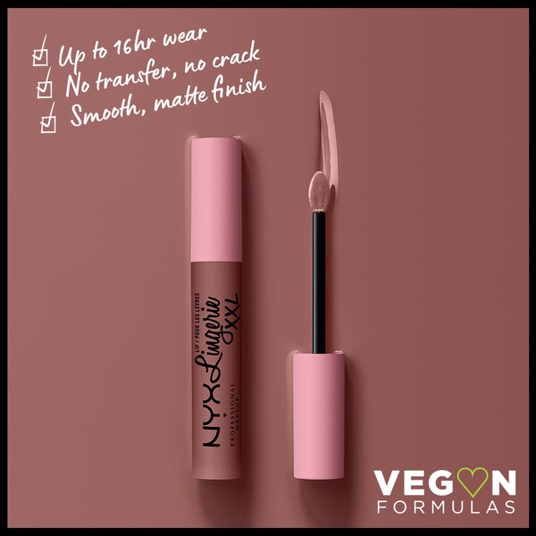 NYX Professional Makeup Lip Lingerie XXL Long-Lasting Matte Liquid Lipstick