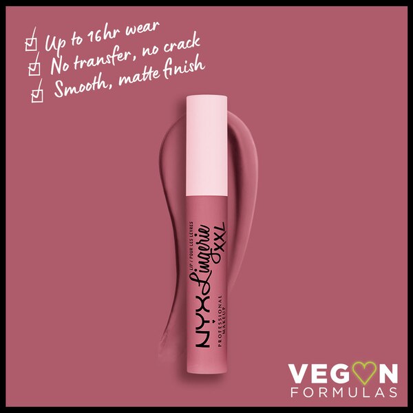 NYX Professional Makeup Lip Lingerie XXL Long-Lasting Matte Liquid Lipstick