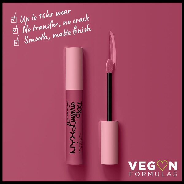 NYX Professional Makeup Lip Lingerie XXL Long-Lasting Matte Liquid Lipstick