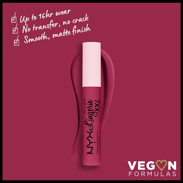 NYX Professional Makeup Lip Lingerie XXL Long-Lasting Matte Liquid Lipstick