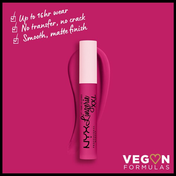 NYX Professional Makeup Lip Lingerie XXL Long-Lasting Matte Liquid Lipstick