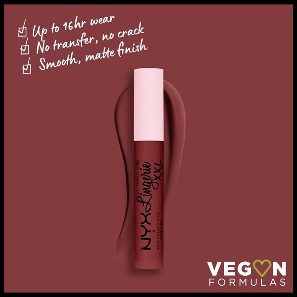 NYX Professional Makeup Lip Lingerie XXL Long-Lasting Matte Liquid Lipstick