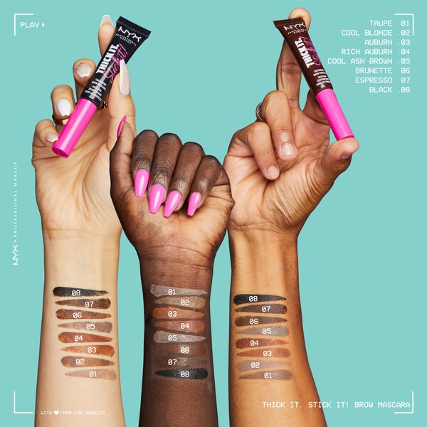 NYX Professional Makeup Thick It Stick It Vegan Brow Gel