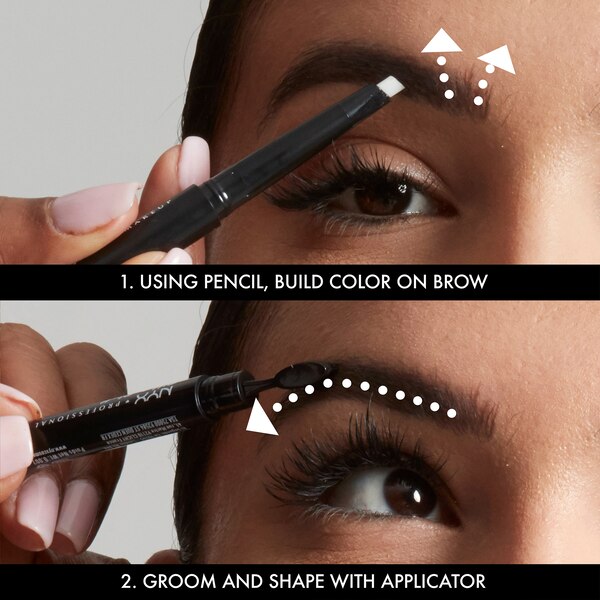 NYX Professional Makeup Fill & Fluff Eyebrow Pomade Pencil