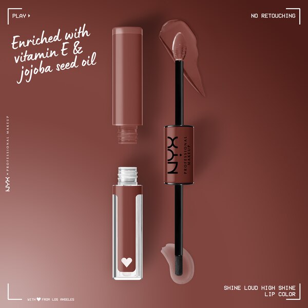 NYX Professional Makeup Shine Loud Vegan Long-Lasting Liquid Lipstick