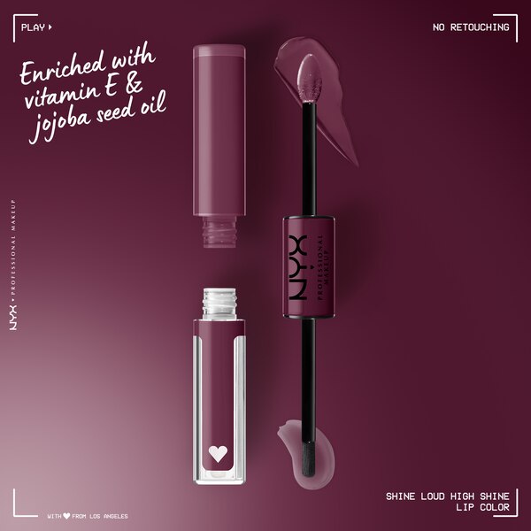 NYX Professional Makeup Shine Loud Vegan Long-Lasting Liquid Lipstick