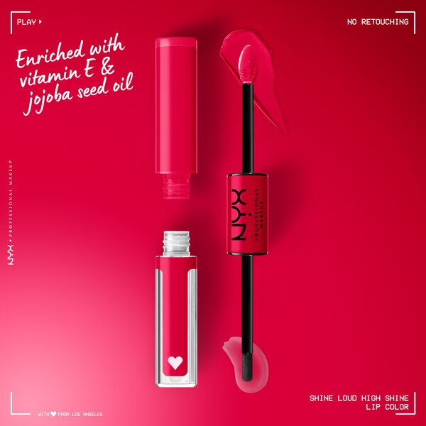 NYX Professional Makeup Shine Loud Vegan Long-Lasting Liquid Lipstick