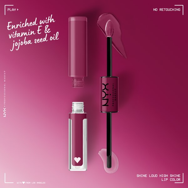 NYX Professional Makeup Shine Loud Vegan Long-Lasting Liquid Lipstick