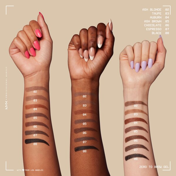 NYX Professional Makeup Zero to Brow Gel