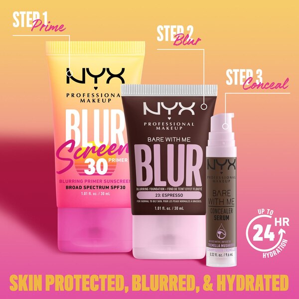 NYX Professional Makeup Blurscreen SPF 30 Primer, 1.01 fl oz