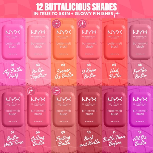 NYX Professional Makeup Buttermelt Blush