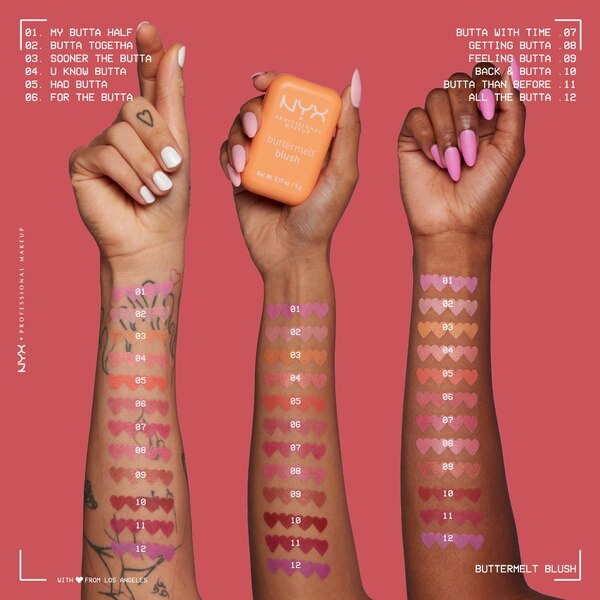 NYX Professional Makeup Buttermelt Blush