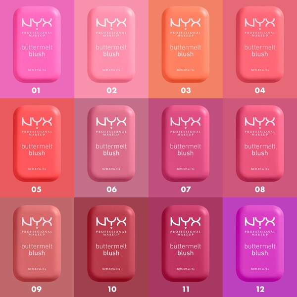 NYX Professional Makeup Buttermelt Blush