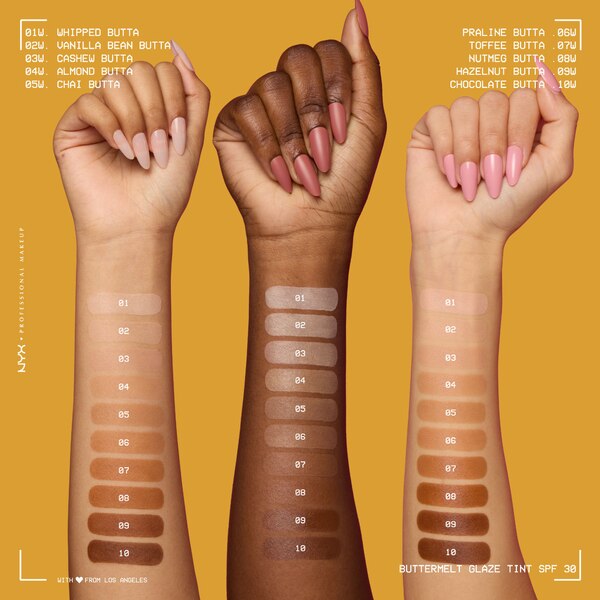 NYX Professional Makeup Buttermelt Glaze Skin Tint, SPF 30