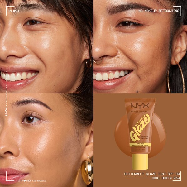 NYX Professional Makeup Buttermelt Glaze Skin Tint, SPF 30