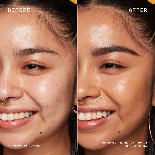 NYX Professional Makeup Buttermelt Glaze Skin Tint, SPF 30