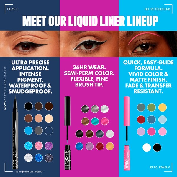 NYX Professional Makeup Epic Ink Glitz Metallic Liner
